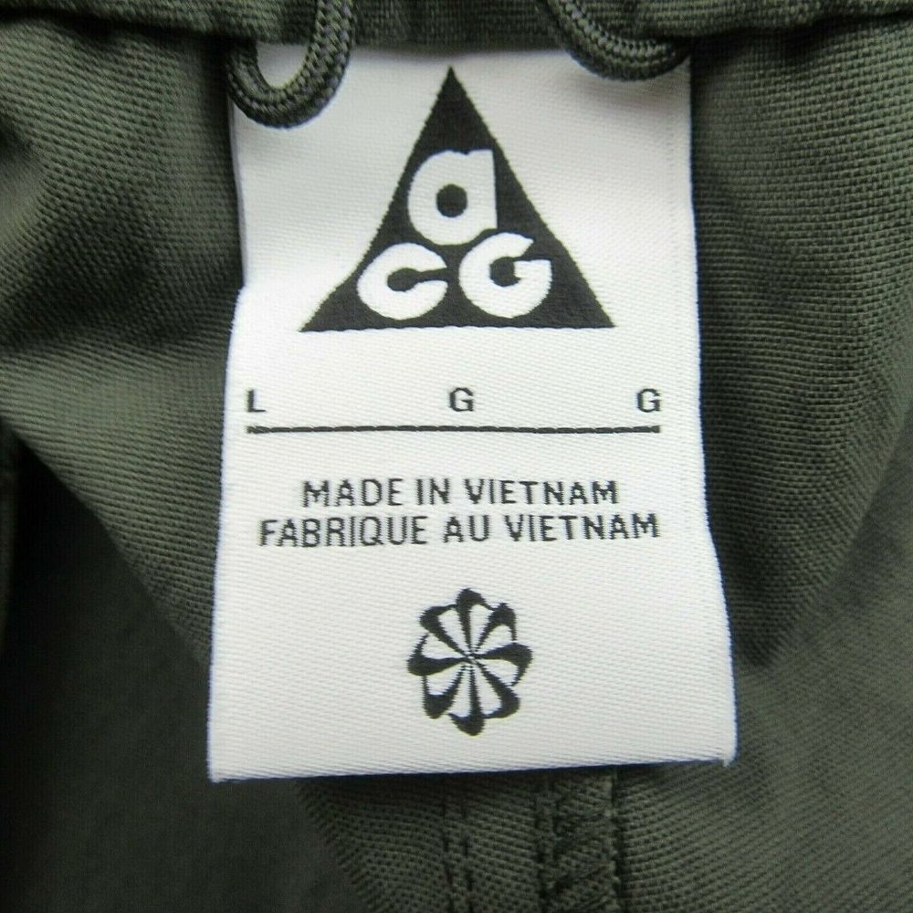 Nike ACG Cargo Shorts Mens Size Large Sequoia Hiking Camping NEW - Picture 9 of 11